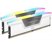 Памет Corsair Vengeance White RGB 32GB(2x16GB) DDR5 6000MHz CL36 CMH32GX5M2E6000C36W