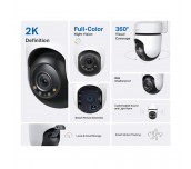 Външна охранителна WiFi камера TP-Link Tapo C510W - 2K Pan/Tilt