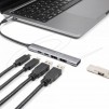 Delock Хъб USB-C, 4 порта, 1 x USB-A 10 Gbps, 2 x USB-A, 1 x USB-C, USB-C PD 95 W