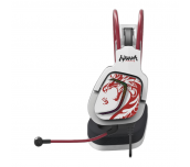 Геймърски слушалки A4TECH Bloody G575 Naraka, USB, 7.1, RGB, Микрофон, Бели