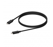 Кабел GIGABYTE USB Type-C мъжко към USB Type-C мъжко  3.2Gen, 1 м 10Gbp/s