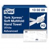 ПРОМО КОМПЛЕКТ 1 КАШОН КЪРПИ РЪЦЕ TORK XPRESS SOFT MULTIF, H2 ADV 21БР И ДИСПЕНСЪР TORK XPRESS MULTIFOLD H2 BLACK
