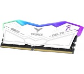 Памет Team Group T-Force Delta RGB White DDR5 32GB (2x16GB) 6000MHz CL38