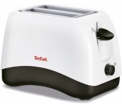 Tefal TT130130, Delfini 2, Toaster, 850W, 2 Hole, 7 Stage thermostat, Stop function, Defrosting, Reheating, white