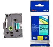 Brother TZe-751 Tape Black on Green, Laminated, 24mm, 8 m - Eco