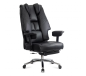 ДИРЕКТОРСКИ СТОЛ LENON ЕКО КОЖА ЧЕРЕН