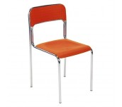 ПОСЕТИТЕЛСКИ СТОЛ CORTINA ПЛАСТМАСОВ/ХРОМ ОРНЖ