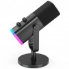 Настолен микрофон FIFINE AM8 Dynamic RGB XLR/USB- Black