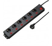 HAMA Разклонител 6 гнезда, 1.4м, 223160