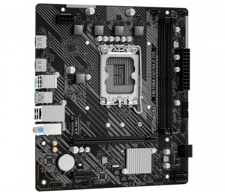 Дънна платка ASRock H610M-H2/M.2, DDR5, mATX