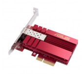 Asus PCIe Adapter, XG-C100F, 10GBase-T PCIe SPF+ port for Optical Fiber Transmission and DAC cable, Built-in QoS technology