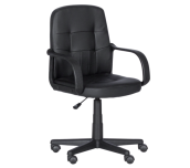 РАБОТЕН СТОЛ CARMEN 6683 ЕКО КОЖА ЧЕРЕН