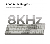 Геймърска Механична клавиатура Keychron C2 Pro 8K QMK - Super Red Switch, Full Size