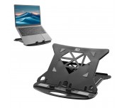 Сгъваема лека поставка за лаптоп ACT AC8150, 7 позиции, Черен
