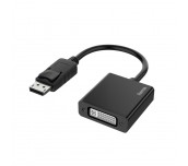 Адаптер HAMA DisplayPort мъжко - DVI женско, Ultra-HD 4K, Essential, Черен