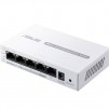 Asus Business 5Port Smart Managed Switch PoE+,ExpertWiFi EBP15, 4 ports PoE+, 60W, VLAN, QoS, Port Mirroring, wall mounting,White