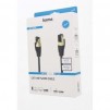Мрежов пач кабел HAMA S/FTP, CAT 8, RJ-45 - RJ-45, 40Gbit/s, 1.50 m, Halogen-free, Черен