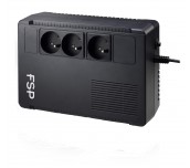 UPS FSP Eco 800, 800VA, 480W, USB-B, 2 x RJ11/45, Черен
