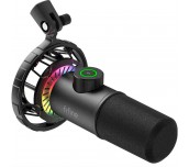 Настолен микрофон FIFINE K658 Dynamic RGB - Black