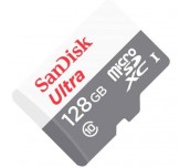 Карта памет SANDISK Ultra microSDXC UHS-I, 128GB, Class 10, 100Mb/s