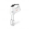 Tefal HT310138, Hand Mixer, 300W, 5 Speeds + turbo,  2 Beaters, 2 Dough hooks, white/dark grey