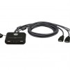 Превключвател KVM ATEN CS22HF, Дву портов USB HDMI