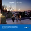 Видео звънец за врата Tapo D230S1, 2.4Ghz, 2K 5MP, Color Night Vision, акум.батерии, microSD