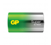 Алкална батерия GP SUPER LR20, 2 бр. в опаковка / shrink, 1.5V GP-BA-13A21-S2
