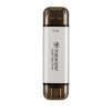 Transcend 1TB, External SSD, ESD310S, USB 10Gbps, Type C/A, Silver