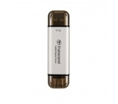 Transcend 1TB, External SSD, ESD310S, USB 10Gbps, Type C/A, Silver