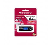 Transcend 64GB, USB3.1, Pen Drive, Capless, Black