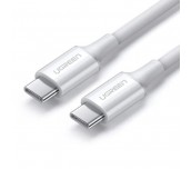UGREEN US300 КАБЕЛ USB-C/USB-C 5А,DATA, 2М,БЯЛ