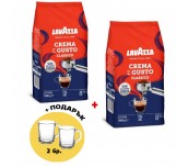 1+1 КАФЕ LAVAZZA ESPRESSO CREMA GUSTO CLASS ЗЪРНА 1КГ.