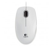 Logitech B100 Optical Mouse for Business White