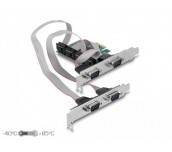 Карта за разширение на слотове Delock, PCI Express Card към 4 x Serial RS-232