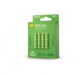 Акумулаторна Батерия GP R03 AAA 1000mAh NiMH 100AAAHCE-EB4 4 бр. в опаковка GP