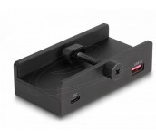 Външен USB Хъб, 3-порта, 5 Gbps, 2 x USB-A, 1 x USB-C, четец на карти с 2 слота