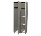 МЕТАЛЕН ГАРДЕРОБ ДВУКРИЛ LS-21U 183/60/50