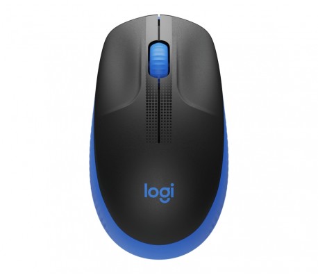 Logitech M190 Full-size wireless mouse - BLUE - 2.4GHZ - N/A - EMEA - M190