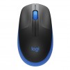 Logitech M190 Full-size wireless mouse - BLUE - 2.4GHZ - N/A - EMEA - M190