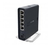 Рутер MikroTik hap ac Lite RB952Ui5ac2nDTC, CPU 650MHz, 2.4/5GHz AP, 5x10/100, POE, USB, WiFi