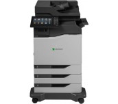 Color Laser Multifunctional Lexmark CX825dtfe 4in1; Duplex; A4; 1200 x 1200 dpi; 4800 CQ; 52 ppm; 2048 MB; HDD, DADF; capacity: 1750 sheets; Inline Stapler; USB 2.0; Gigabit Ethernet (10/100/1000); 7'' colour touch screen, 250 000pages