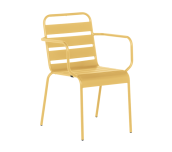 МЕТАЛЕН ГРАДИНСКИ СТОЛ INISA ЖЪЛТ