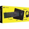 CORSAIR Геймърски бъндъл 4 в 1 - K55 CORE / HARPOON RGB PRO / HS35 Surround v2 / MM100
