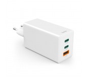HAMA Бързо зарядно 220V, 100 W GaN, 2x USB-C PD, 1x USB-A QC