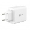 Мрежово зарядно j5create JUP3365E 65W, 3 порта, USB-C, USB-A