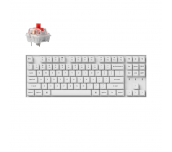 Геймърска механична клавиатура Keychron K8 Pro White K Pro Red RGB