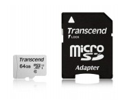 Transcend 64GB microSD w/ adapter UHS-I U1 A1