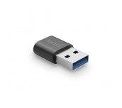 Адаптер HAMA USB-A мъжко - USB-C женско, USB 3.2 Gen 2, 10 Gbit/s, Черен
