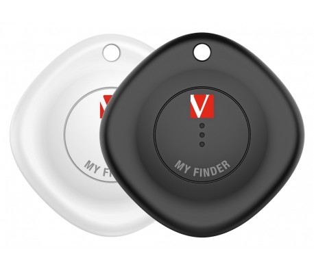 Verbatim MYF-02 MyFinder Bluetooth Item Finder 2 pack Black/White